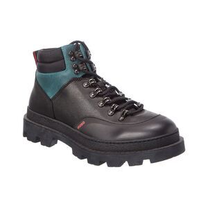 Hugo Boss Graham Leather Boot, Black